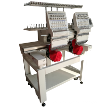 2017 new computerized double head embroidery machine,automatic flat embroidery machine